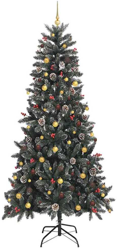 Dirbtinė Kalėdų eglutė Žalia 240 cm PVC, plastikas ir plienas