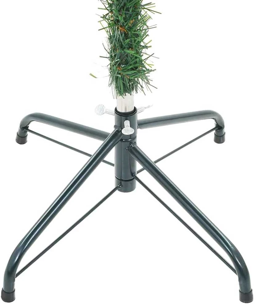Dirbtinė Kalėdų eglutė su 300 LED Žalia 180 cm PVC ir plienas