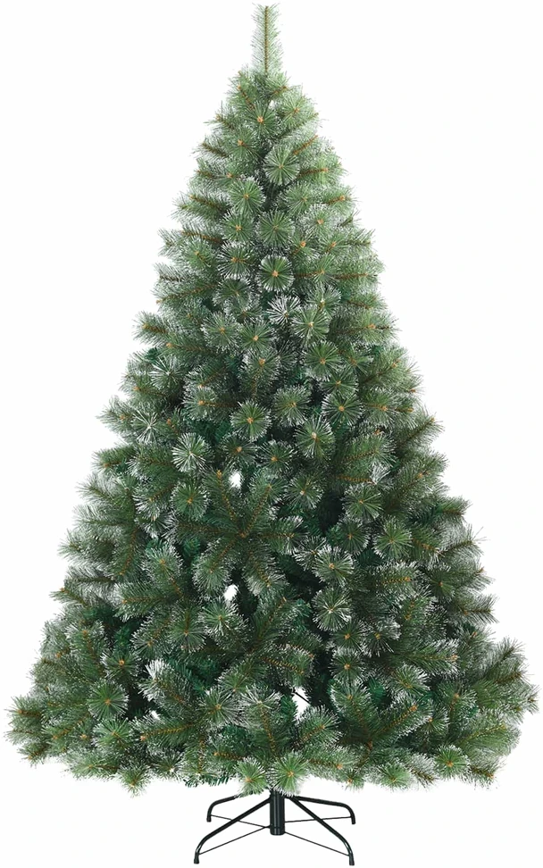 Dirbtinė Kalėdų eglutė su 300 LED Žalia 210 cm PE ir PVC