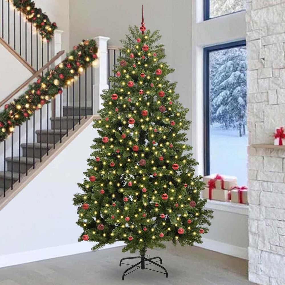 Dirbtinė Kalėdų eglutė 270 cm 300 LED Šilta balta Žalia