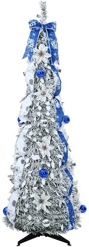 Dirbtinė Kalėdų eglutė Balta 120 cm PVC