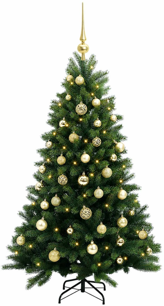 Dirbtinė Kalėdų eglutė su burbulais 120 cm 150 LED Šilta balta