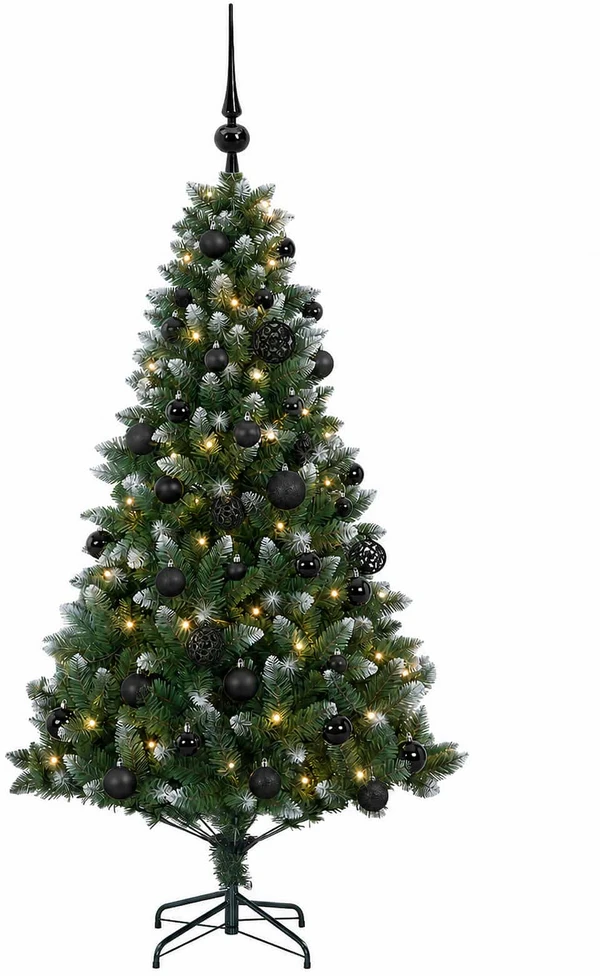 Dirbtinė Kalėdų eglutė su burbulais 120 cm 150 LED Šilta balta