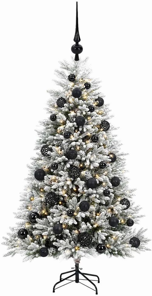 Dirbtinė Kalėdų eglutė su burbulais 120 cm 150 LED Šilta balta