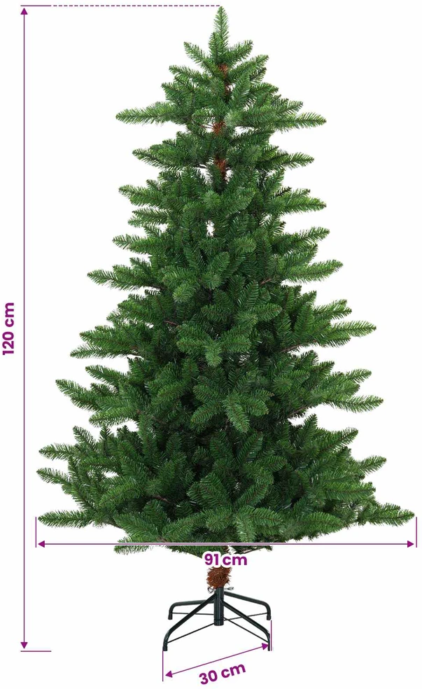 Dirbtinė Kalėdų eglutė su burbulais 120 cm 150 LED Šilta balta