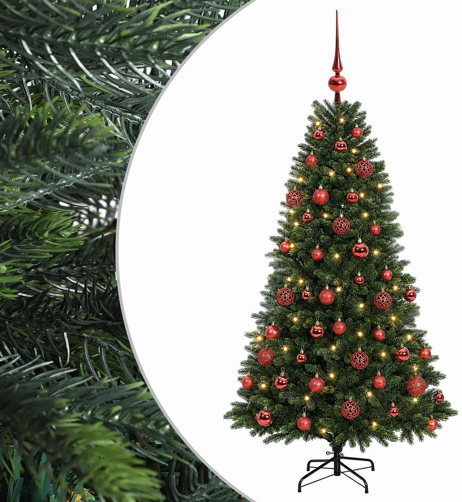 Dirbtinė Kalėdų eglutė su burbulais 120 cm 150 LED Šilta balta