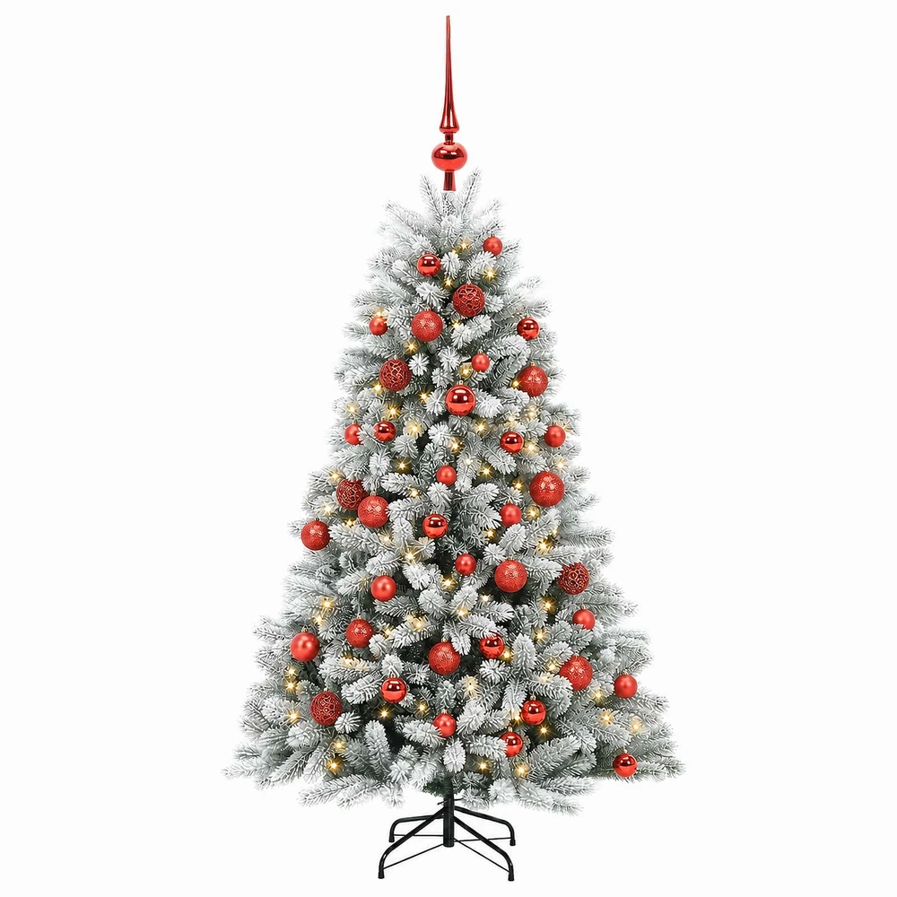 Dirbtinė Kalėdų eglutė su burbulais 120 cm 150 LED Šilta balta