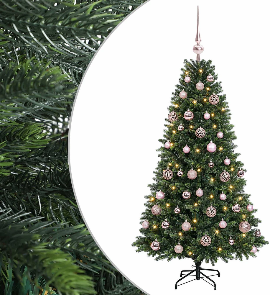 Dirbtinė Kalėdų eglutė su burbulais 120 cm 150 LED Šilta balta