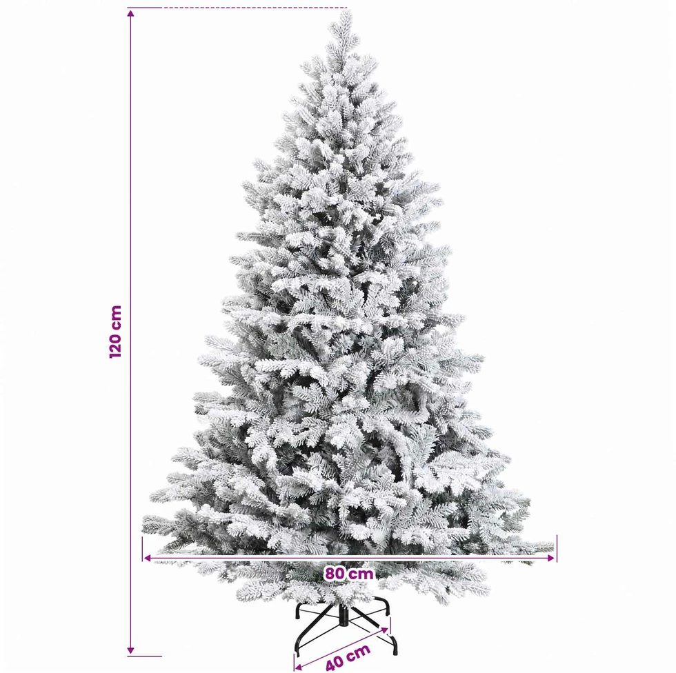 Dirbtinė Kalėdų eglutė su burbulais 120 cm 150 LED Šilta balta