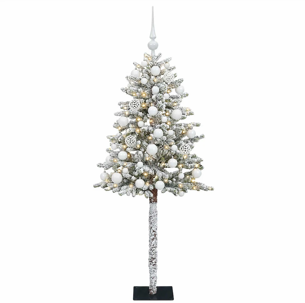 Dirbtinė Kalėdų eglutė su burbulais 120 cm 150 LED Šilta balta