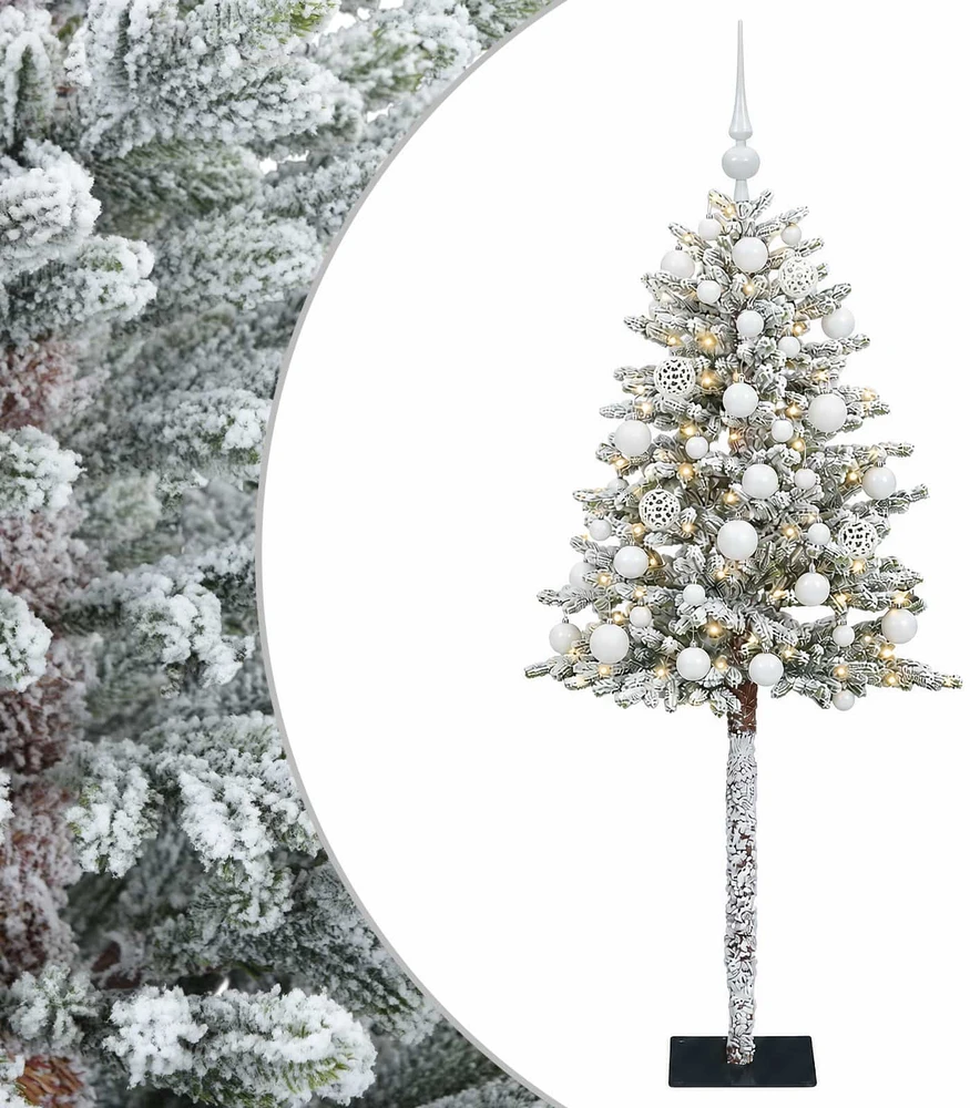 Dirbtinė Kalėdų eglutė su burbulais 120 cm 150 LED Šilta balta