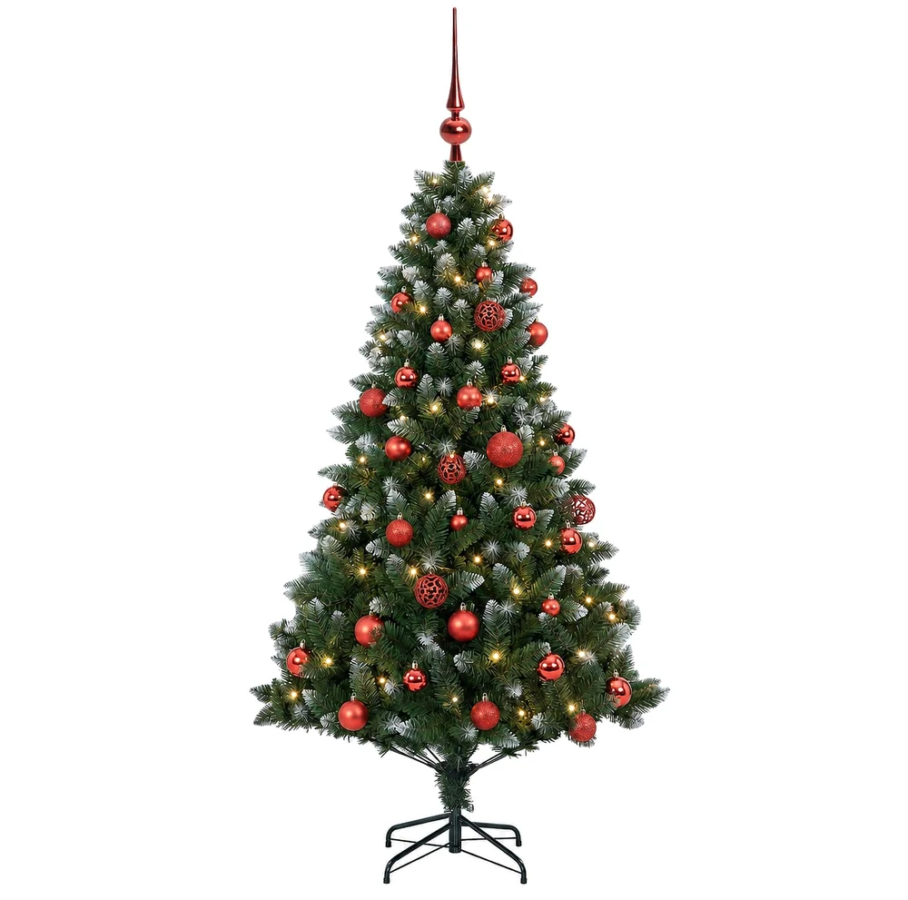Dirbtinė Kalėdų eglutė su burbulais 120 cm 150 LED Šilta balta