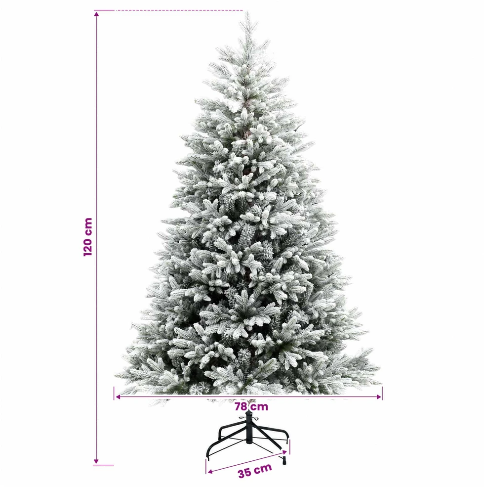 Dirbtinė Kalėdų eglutė su burbulais 120 cm 150 LED Šilta balta