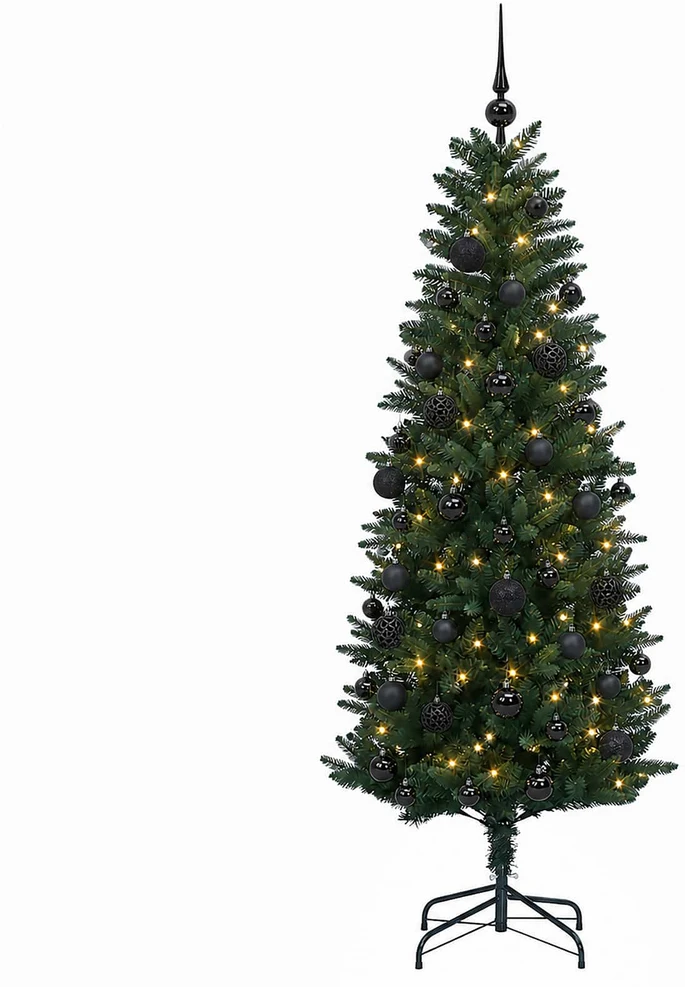 Dirbtinė Kalėdų eglutė su burbulais 150 cm 150 LED Šilta balta