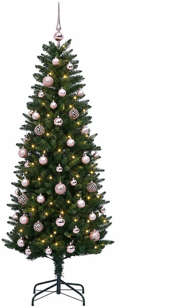 Dirbtinė Kalėdų eglutė su burbulais 150 cm 150 LED Šilta balta