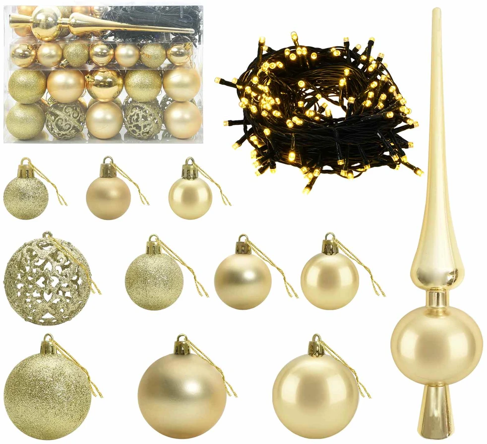 Dirbtinė Kalėdų eglutė su burbulais 150 cm 150 LED Šilta balta