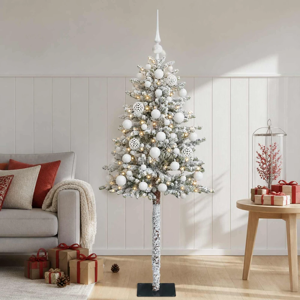 Dirbtinė Kalėdų eglutė su burbulais 150 cm 150 LED Šilta balta