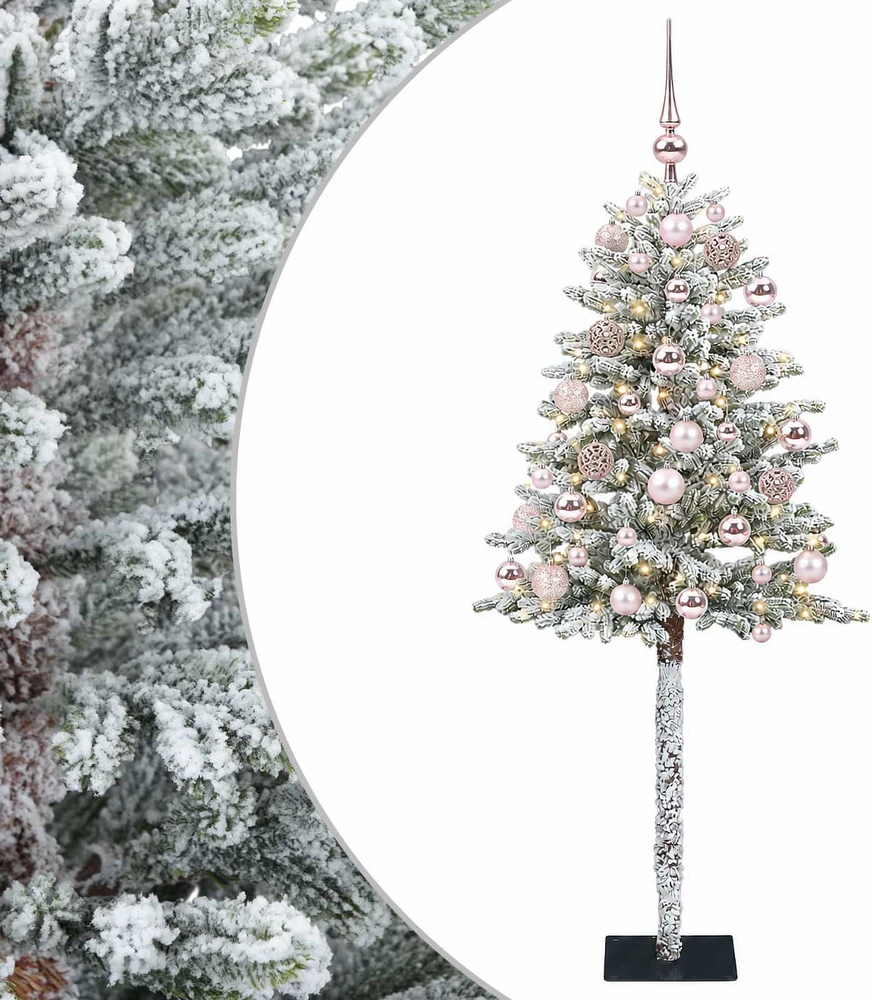 Dirbtinė Kalėdų eglutė su burbulais 150 cm 150 LED Šilta balta