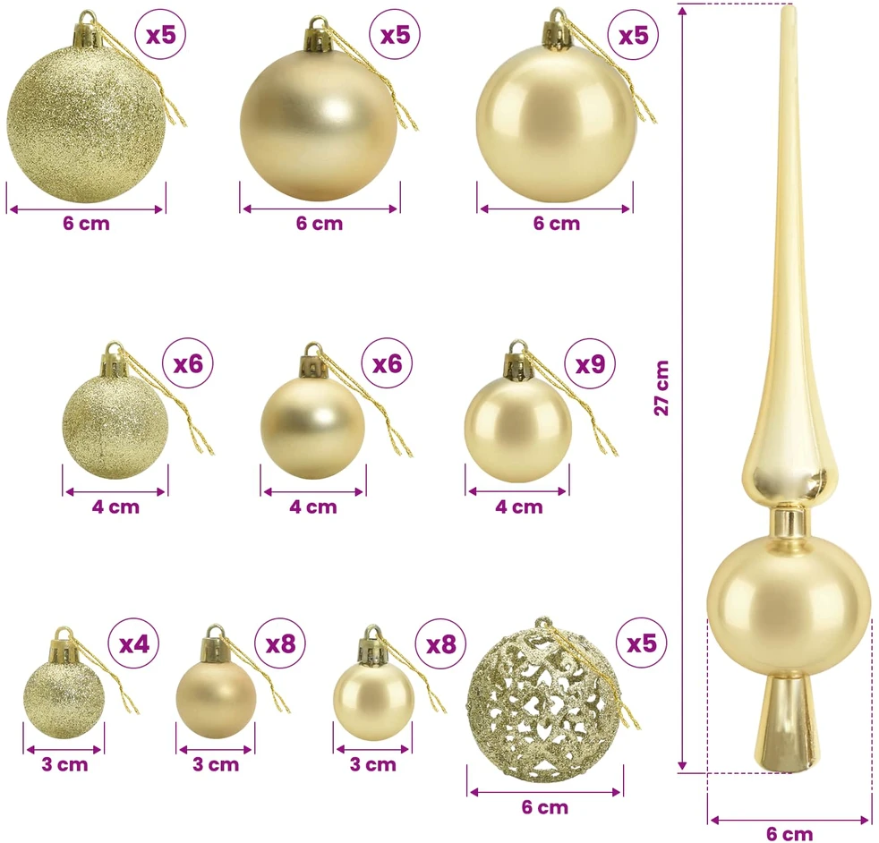 Dirbtinė Kalėdų eglutė su burbulais 150 cm 150 LED Šilta balta