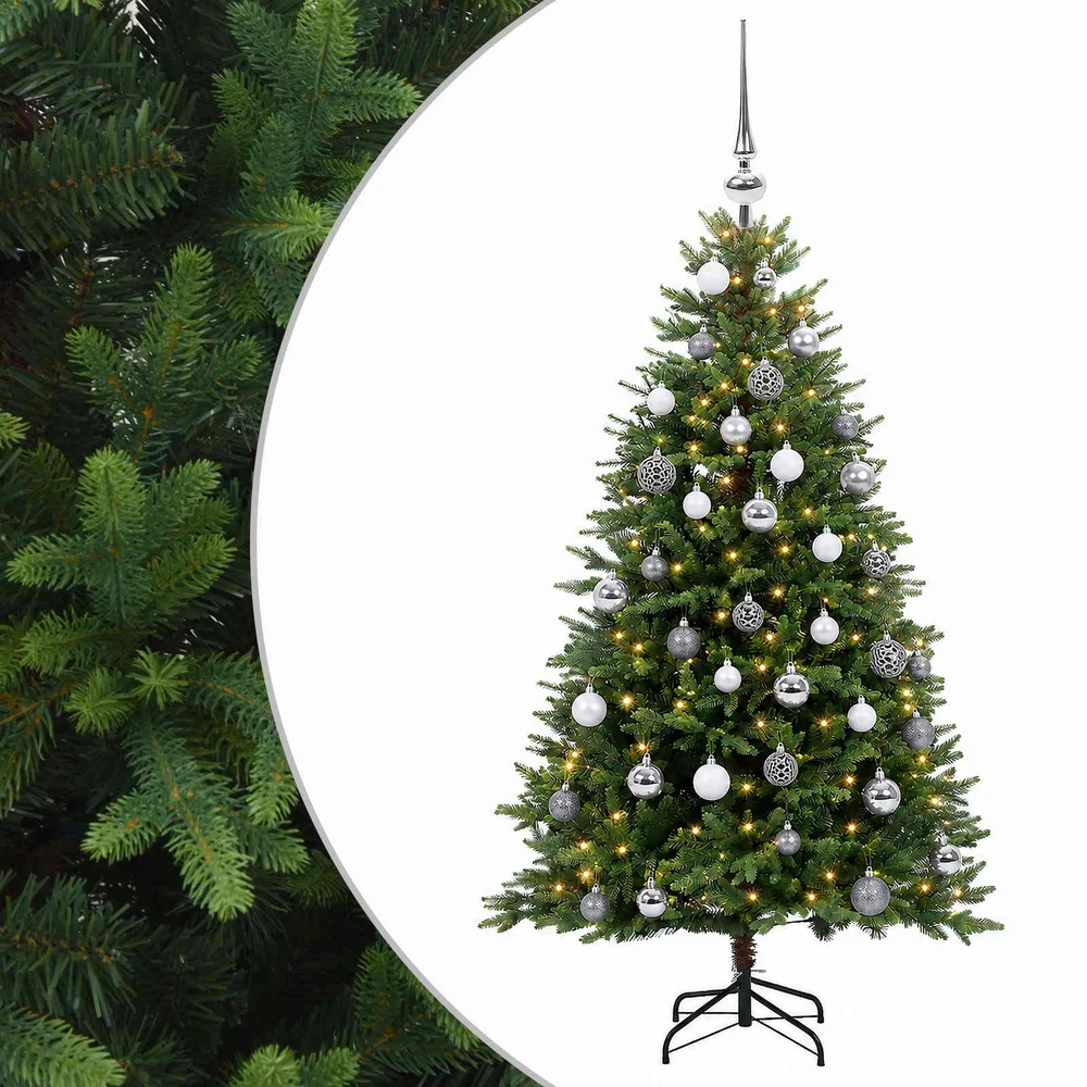 Dirbtinė Kalėdų eglutė su burbulais 150 cm 150 LED Šilta balta