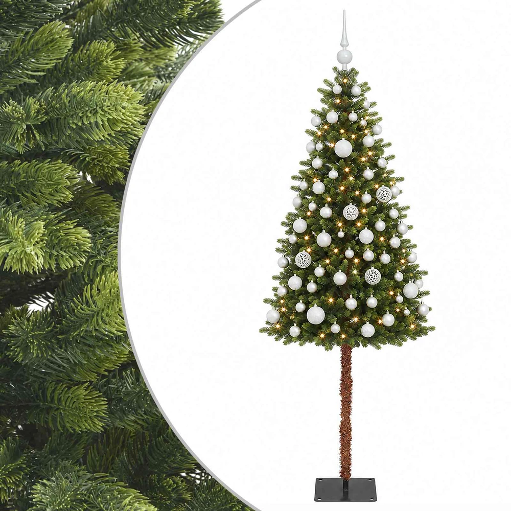 Dirbtinė Kalėdų eglutė su burbulais 150 cm 150 LED Šilta balta