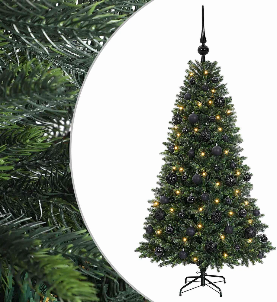 Dirbtinė Kalėdų eglutė su burbulais 150 cm 150 LED Šilta balta