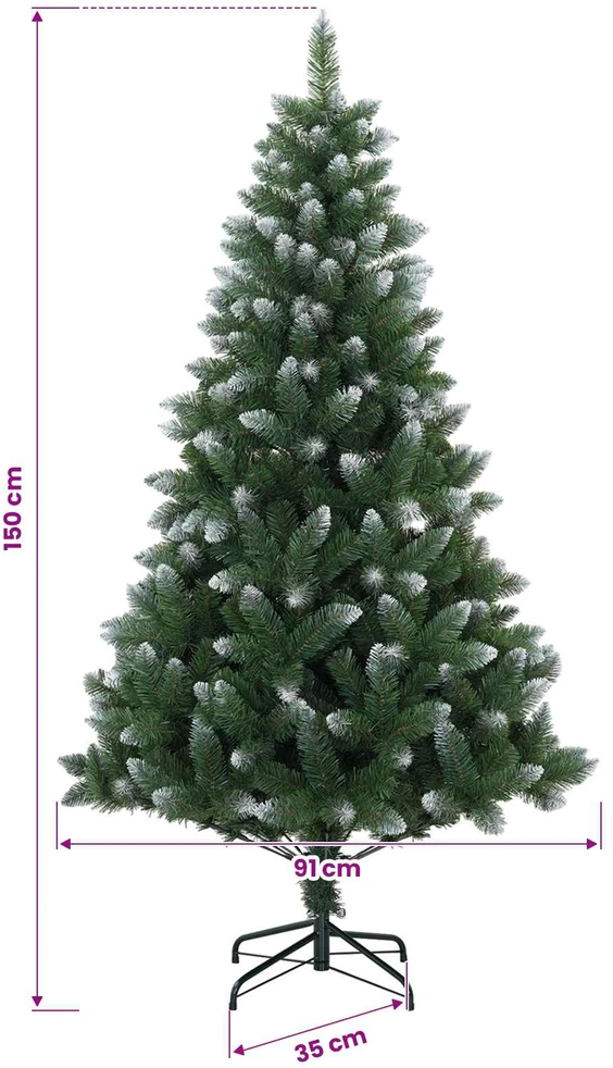 Dirbtinė Kalėdų eglutė su burbulais 150 cm 150 LED Šilta balta