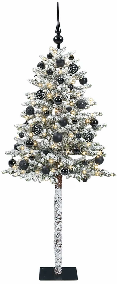 Dirbtinė Kalėdų eglutė su burbulais 150 cm 150 LED Šilta balta