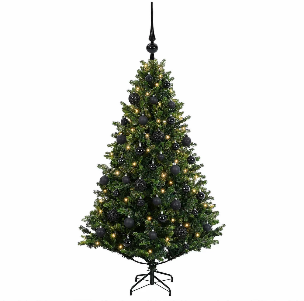 Dirbtinė Kalėdų eglutė su burbulais 150 cm 150 LED Šilta balta