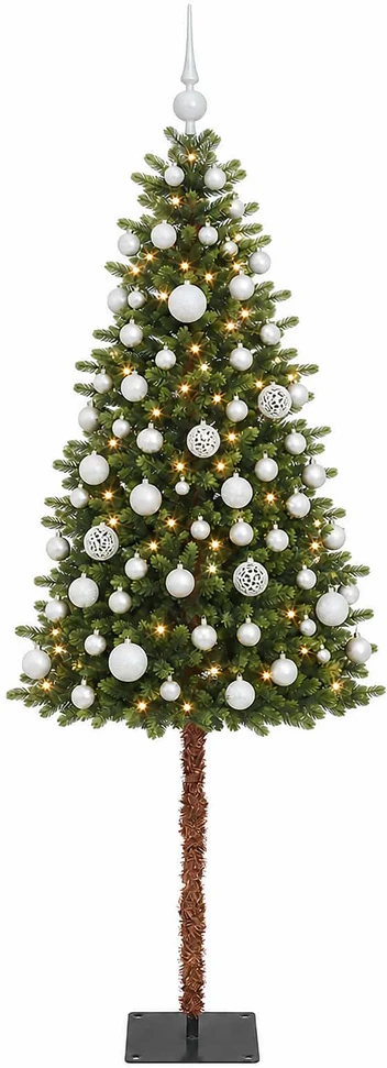Dirbtinė Kalėdų eglutė su burbulais 150 cm 150 LED Šilta balta