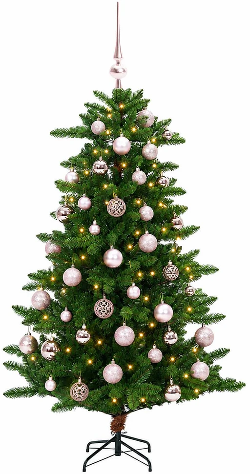 Dirbtinė Kalėdų eglutė su burbulais 150 cm 150 LED Šilta balta
