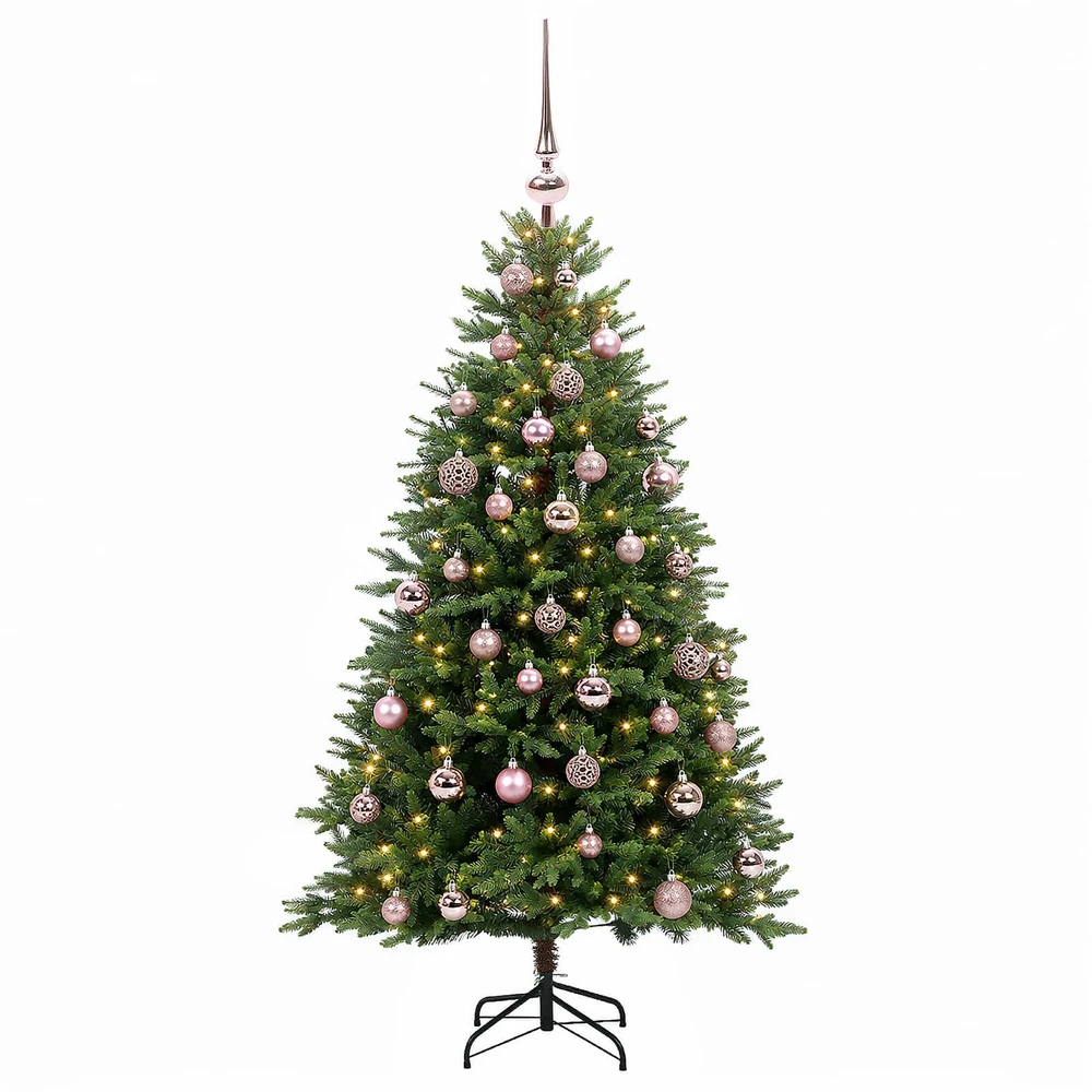 Dirbtinė Kalėdų eglutė su burbulais 150 cm 150 LED Šilta balta