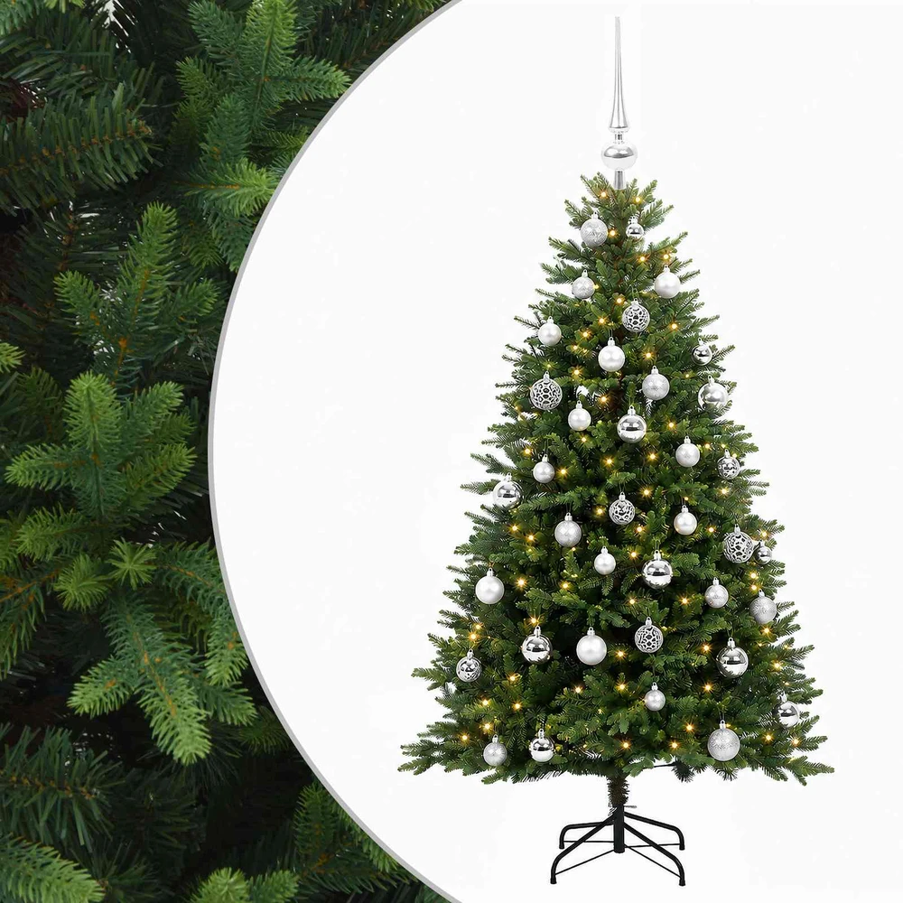 Dirbtinė Kalėdų eglutė su burbulais 150 cm 150 LED Šilta balta