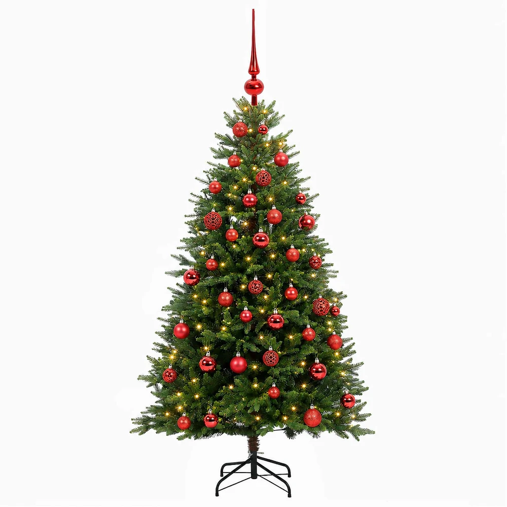 Dirbtinė Kalėdų eglutė su burbulais 150 cm 150 LED Šilta balta