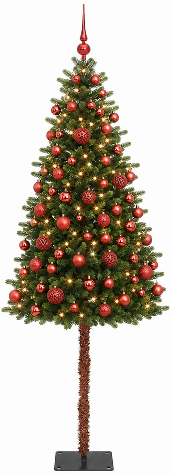 Dirbtinė Kalėdų eglutė su burbulais 150 cm 150 LED Šilta balta