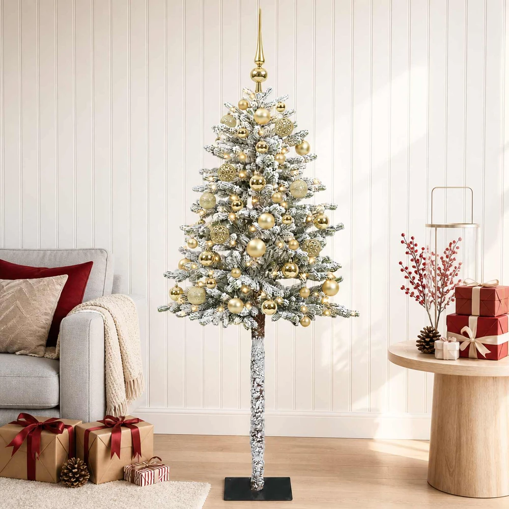 Dirbtinė Kalėdų eglutė su burbulais 150 cm 150 LED Šilta balta