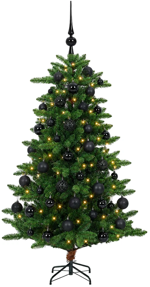 Dirbtinė Kalėdų eglutė su burbulais 150 cm 150 LED Šilta balta