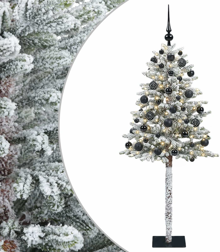 Dirbtinė Kalėdų eglutė su burbulais 150 cm 150 LED Šilta balta