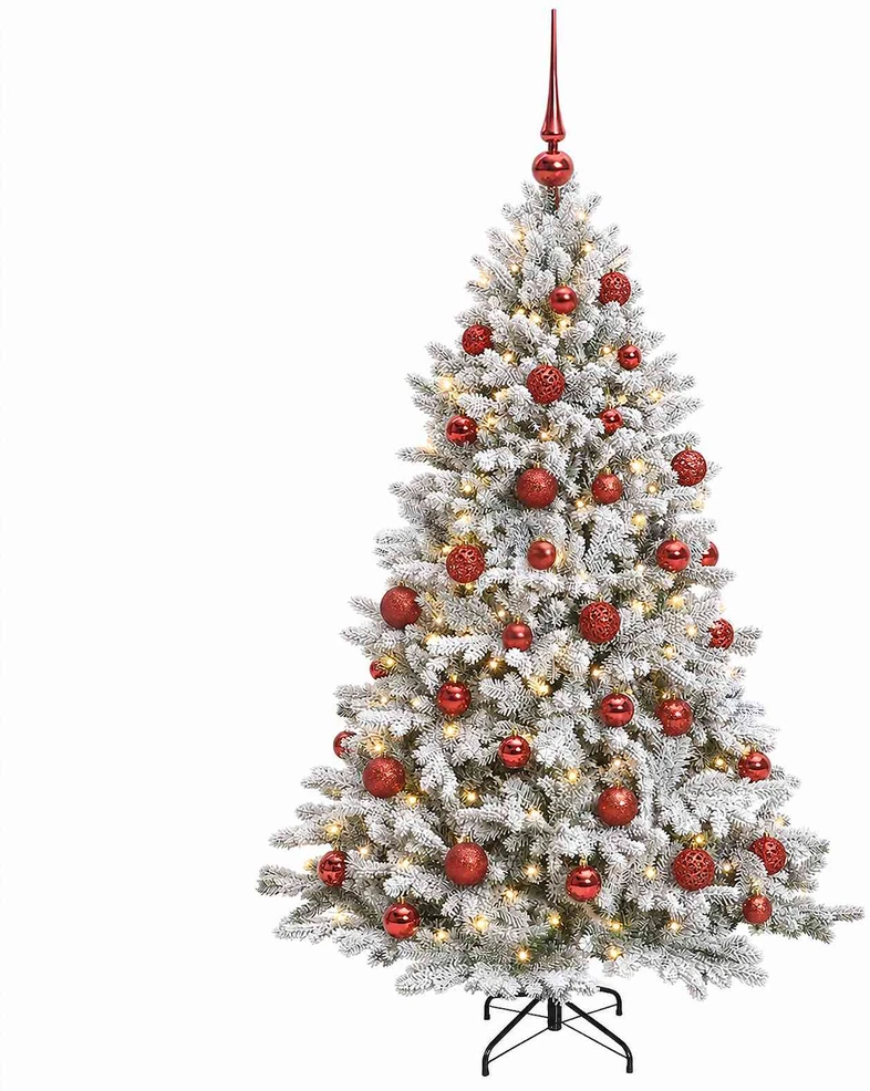 Dirbtinė Kalėdų eglutė su burbulais 150 cm 150 LED Šilta balta