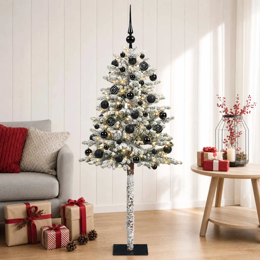 Dirbtinė Kalėdų eglutė su burbulais 150 cm 150 LED Šilta balta