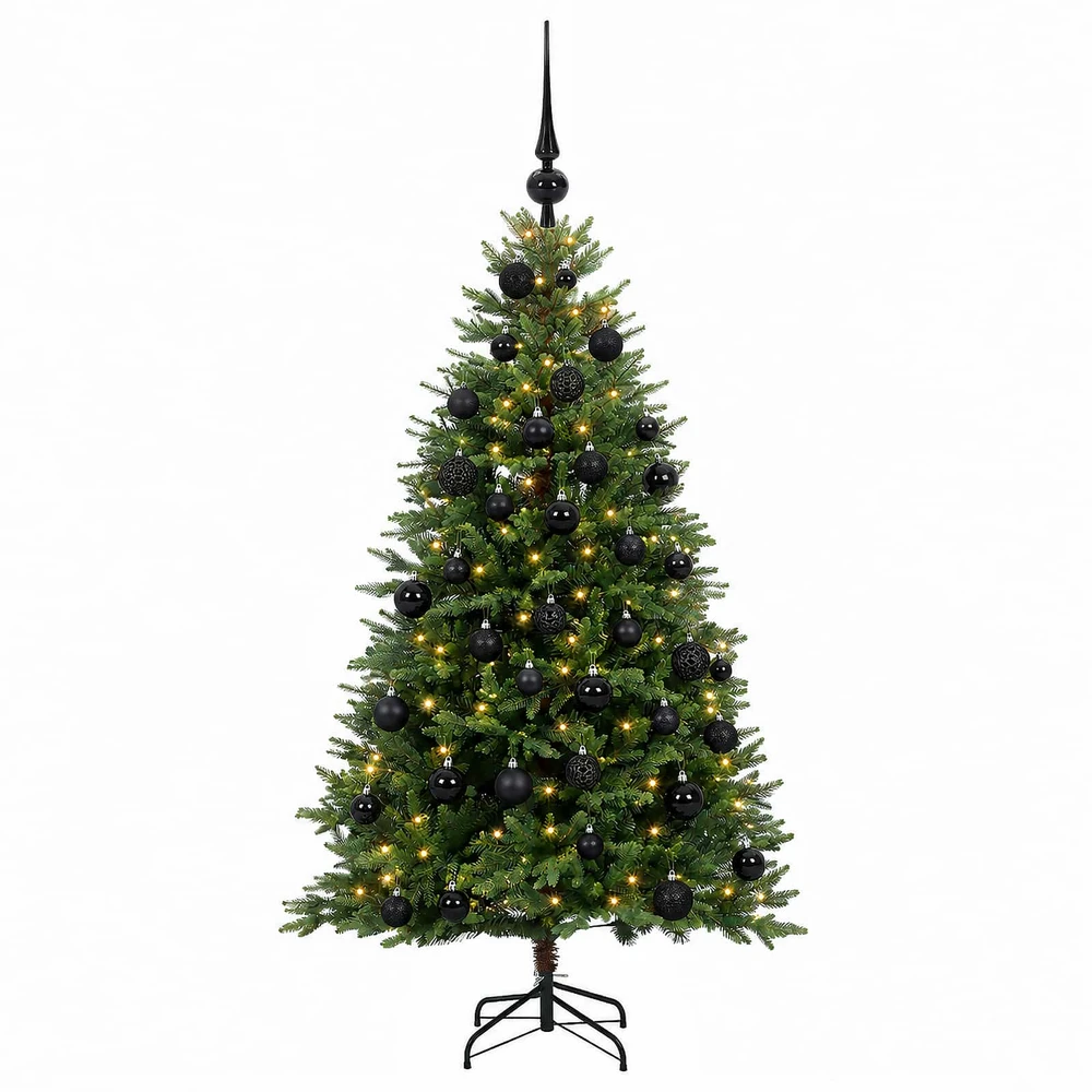 Dirbtinė Kalėdų eglutė su burbulais 150 cm 150 LED Šilta balta