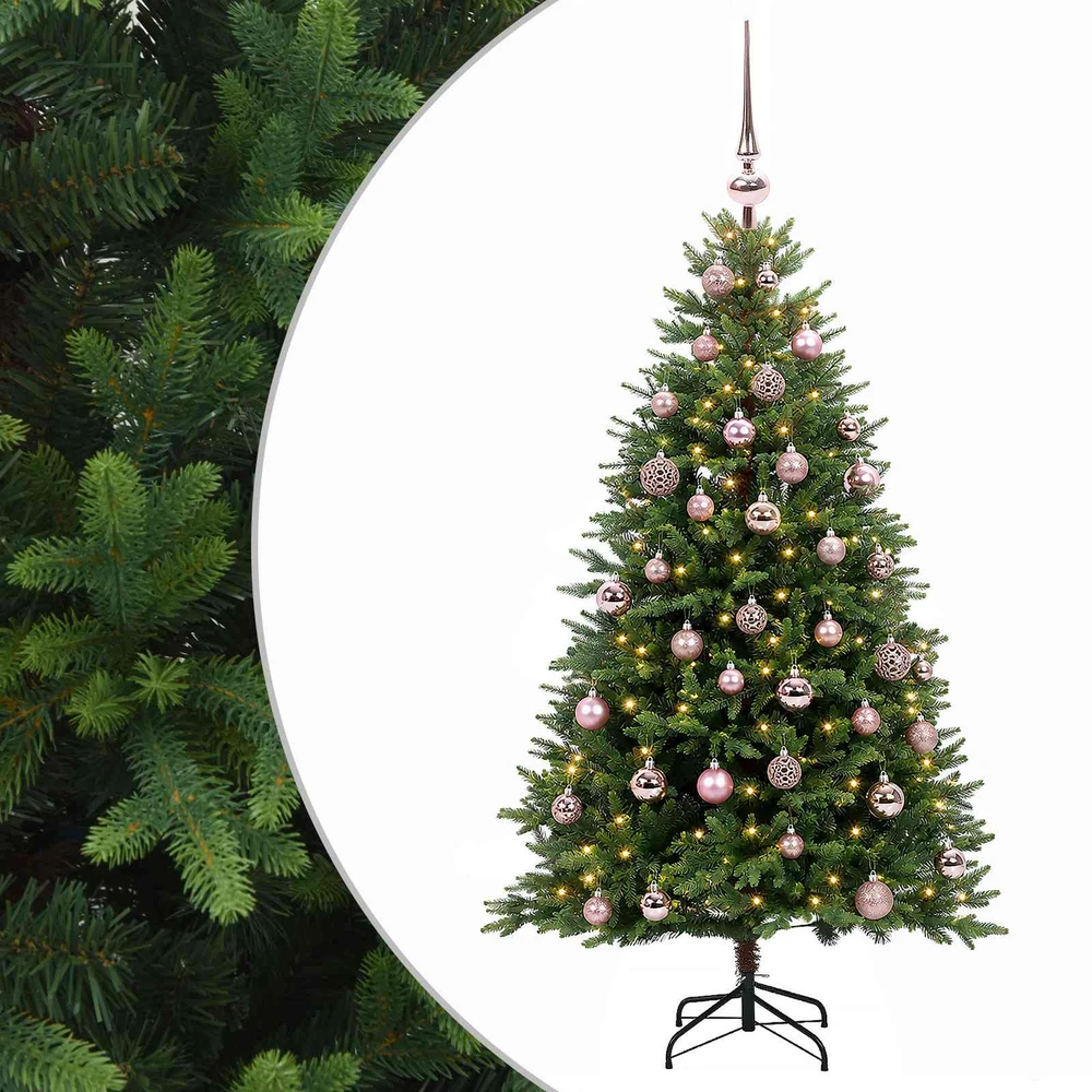 Dirbtinė Kalėdų eglutė su burbulais 150 cm 150 LED Šilta balta