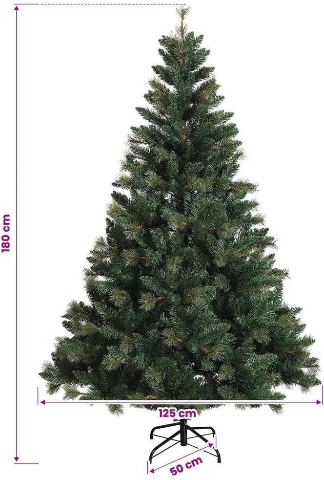 Dirbtinė Kalėdų eglutė su burbulais 180 cm 300 LED Šilta balta