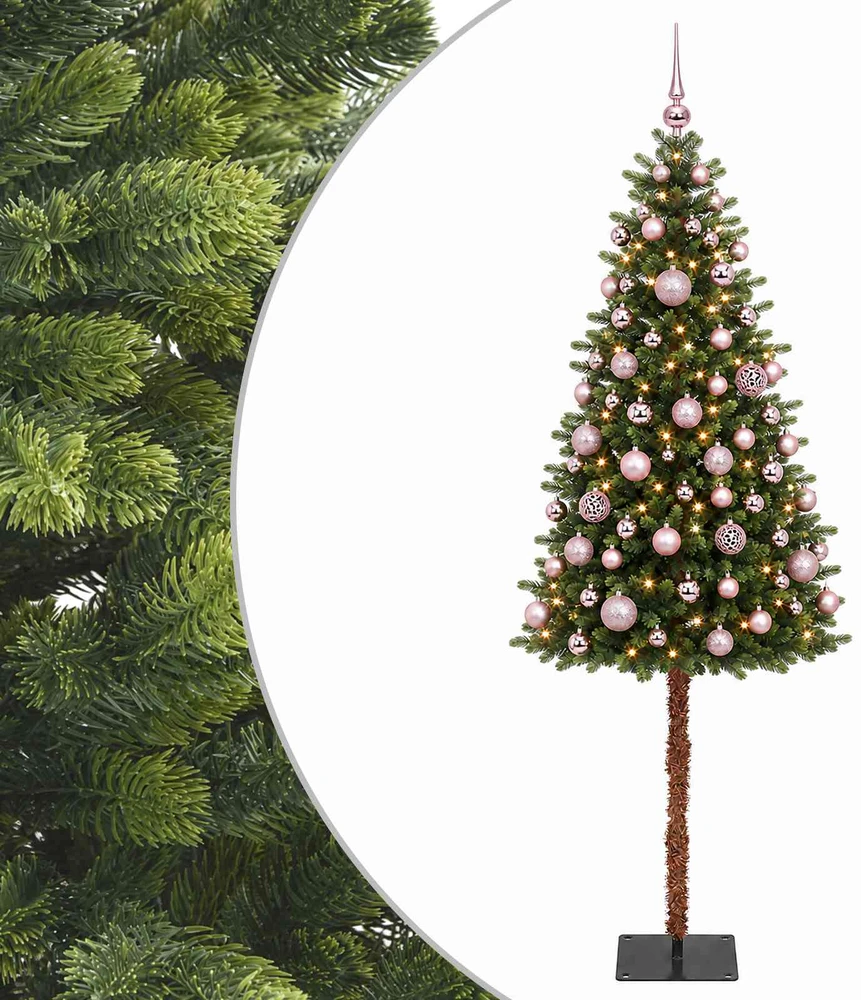 Dirbtinė Kalėdų eglutė su burbulais 180 cm 300 LED Šilta balta