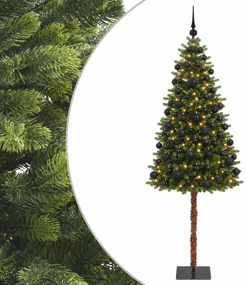 Dirbtinė Kalėdų eglutė su burbulais 180 cm 300 LED Šilta balta