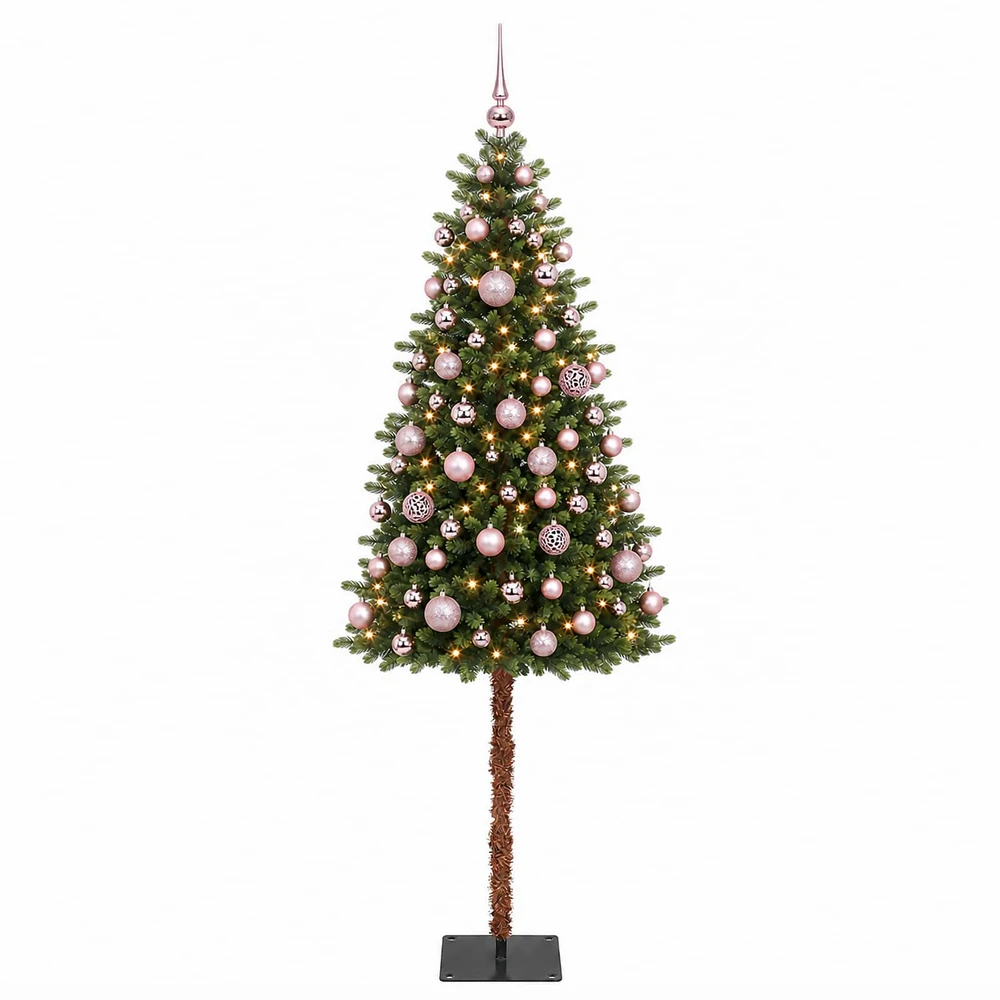 Dirbtinė Kalėdų eglutė su burbulais 180 cm 300 LED Šilta balta