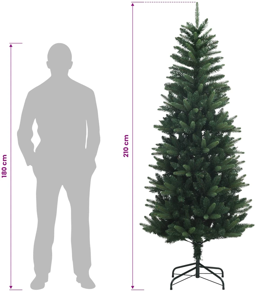 Dirbtinė Kalėdų eglutė su burbulais 210 cm 300 LED Šilta balta