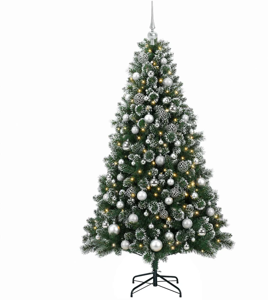 Dirbtinė kalėdinė eglutė su rutuliuku 210 cm 300 LED