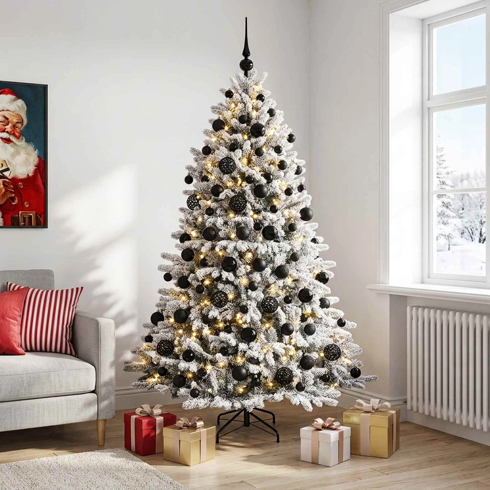 Dirbtinė kalėdinė eglutė su rutuliuku 210 cm 300 LED