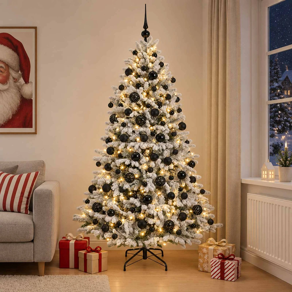 Dirbtinė kalėdinė eglutė su rutuliuku 210 cm 300 LED